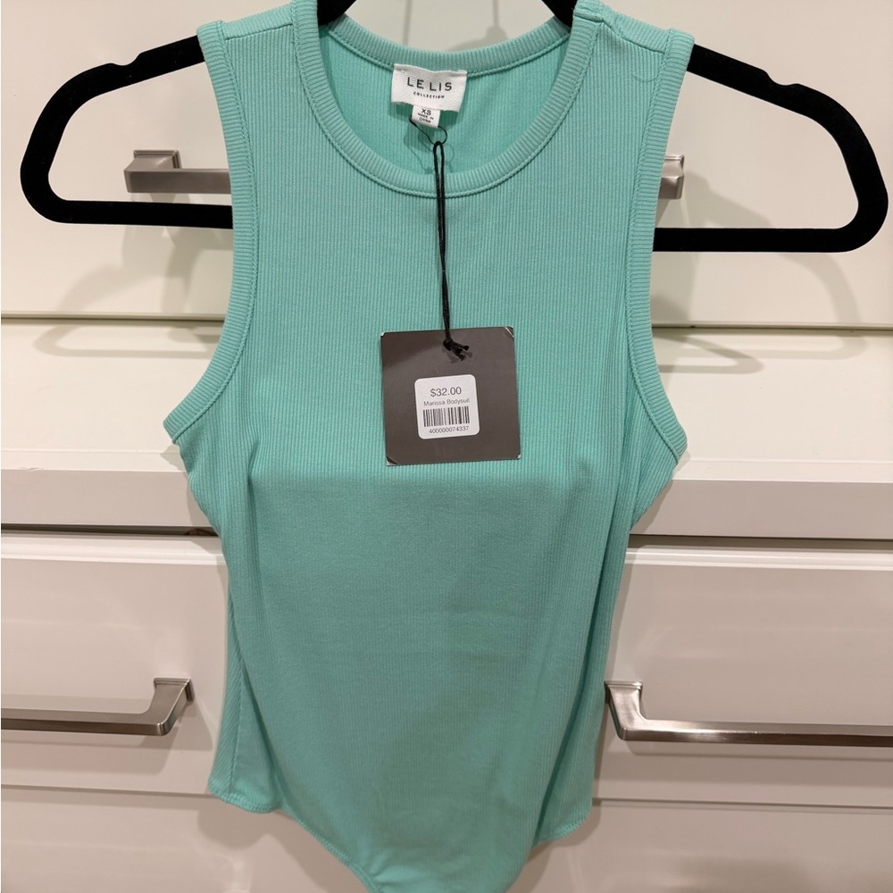 Le Lis Aqua Sleeveless Tank Top
